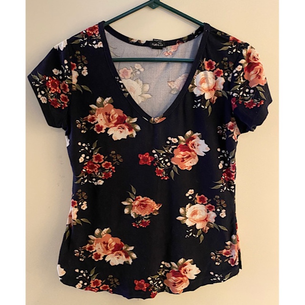 Rue21 Flowered Tee
